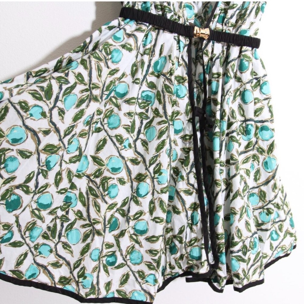 Louis Vuitton Mini Dress Cotton Belted Made in Italy Blue White Size FR 38 US 6 - Picture 5 of 15